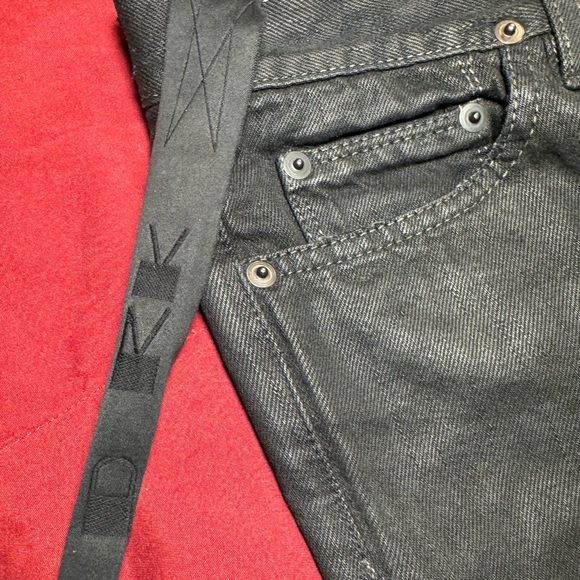 Rick Owens DRKSHDW Detroit Wax Black Jeans - Picture 7 of 9